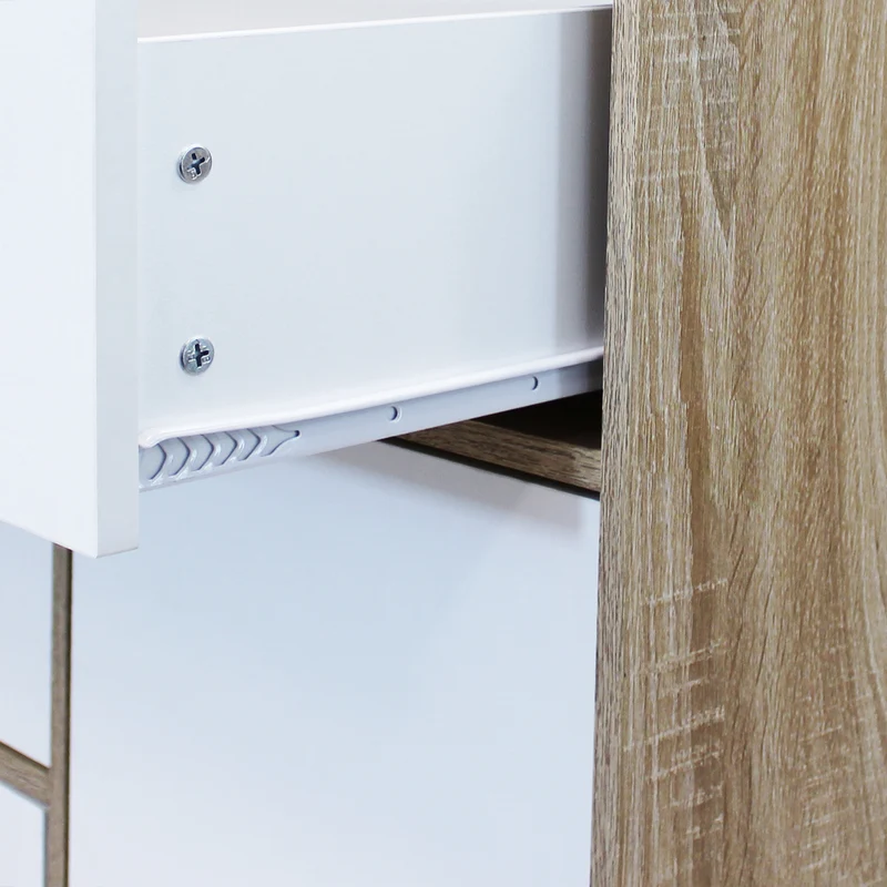 Madia con tre cassetti e un anta in Legno Composito cm 119x39 5x85 6 - GRADY
