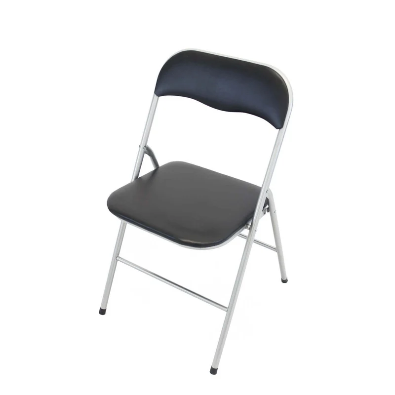 Sedia Pieghevole Salvaspazio in Acciaio PVC cm 44x45x79 - SLIM