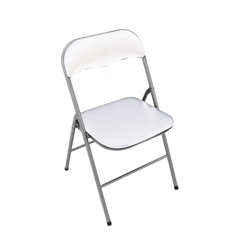 Sedia Pieghevole Salvaspazio in Acciaio PVC cm 44x45x79 - SLIM