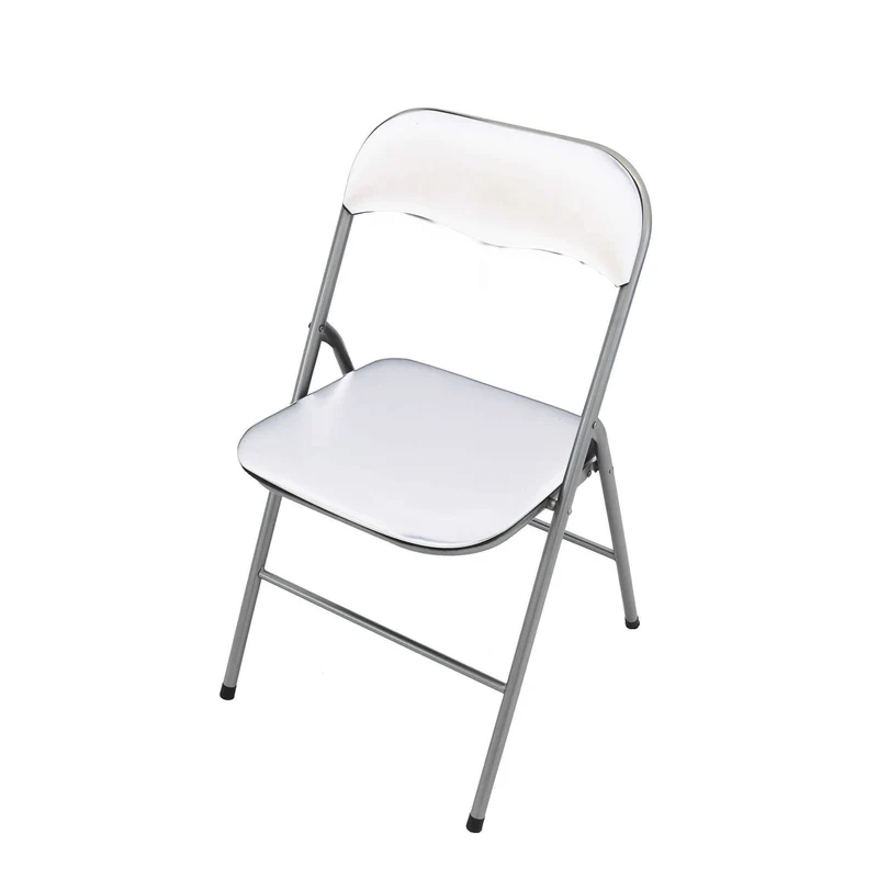 Sedia Pieghevole Salvaspazio in Acciaio PVC cm 44x45x79 - SLIM