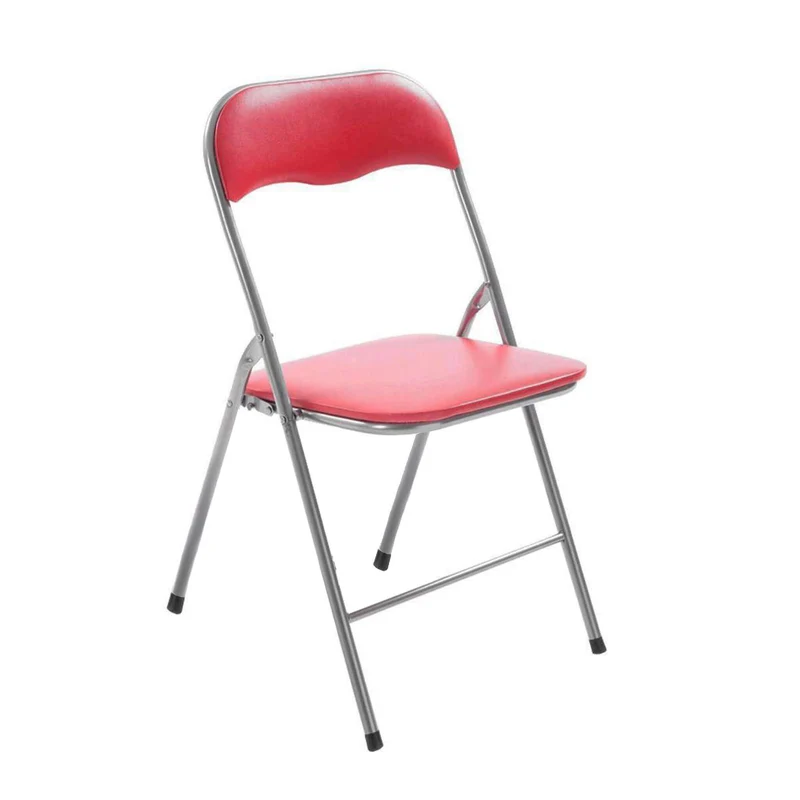 Sedia Pieghevole Salvaspazio in Acciaio PVC cm 44x45x79 - SLIM