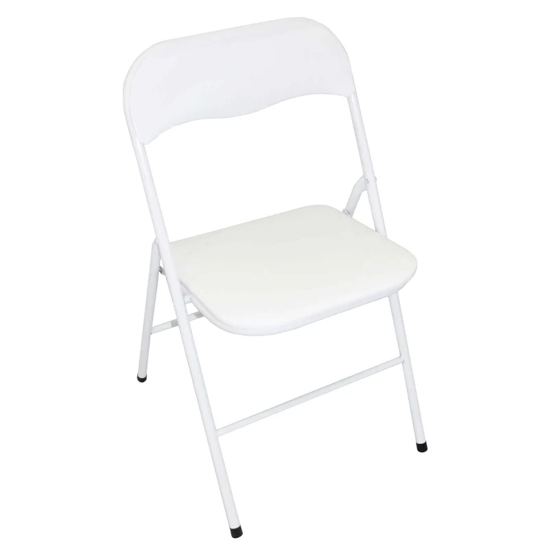 Sedia Pieghevole Salvaspazio in Acciaio PVC cm 44x45x79 - SLIM