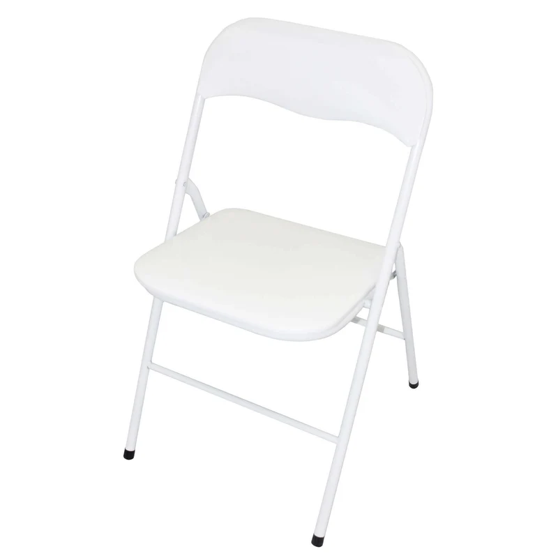 Sedia Pieghevole Salvaspazio in Acciaio PVC cm 44x45x79 - SLIM