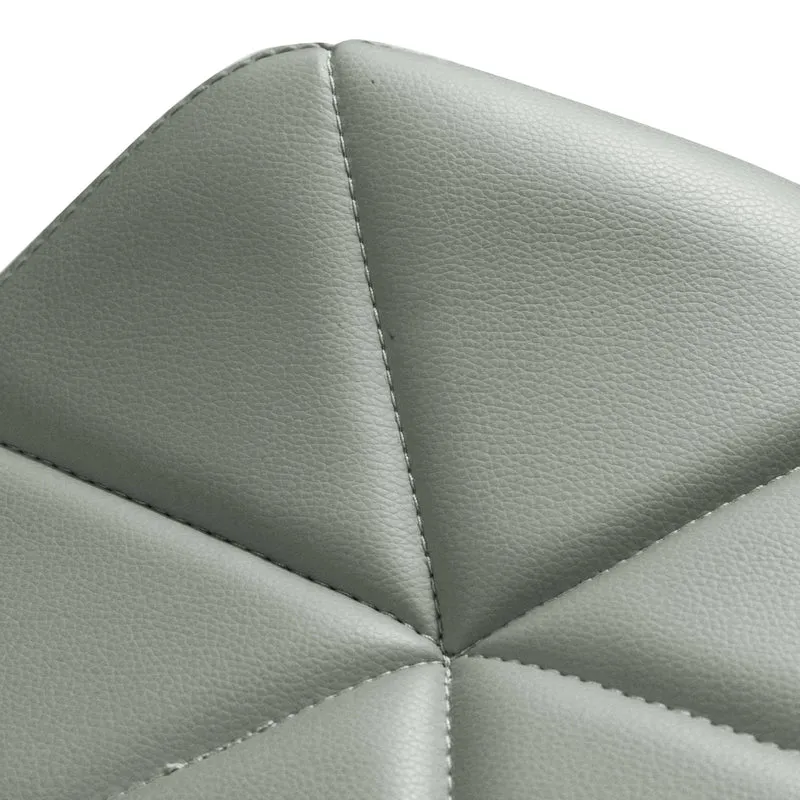 Sedia Moderna con seduta imbottita in Ecopelle Legno cm 41x49x71 - MIA