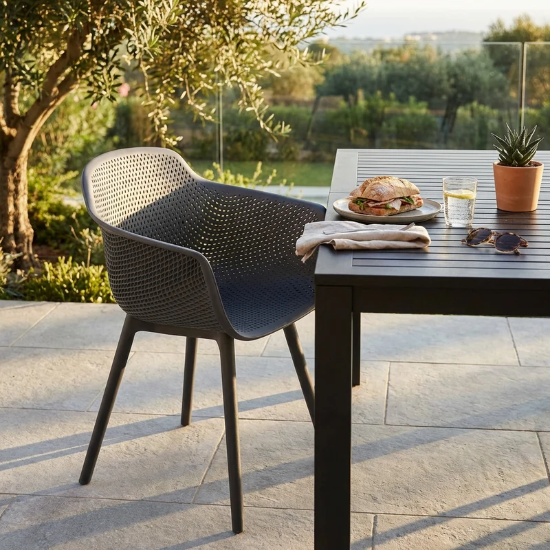Poltrona da Giardino in Plastica cm 53x59x81 - ALEX