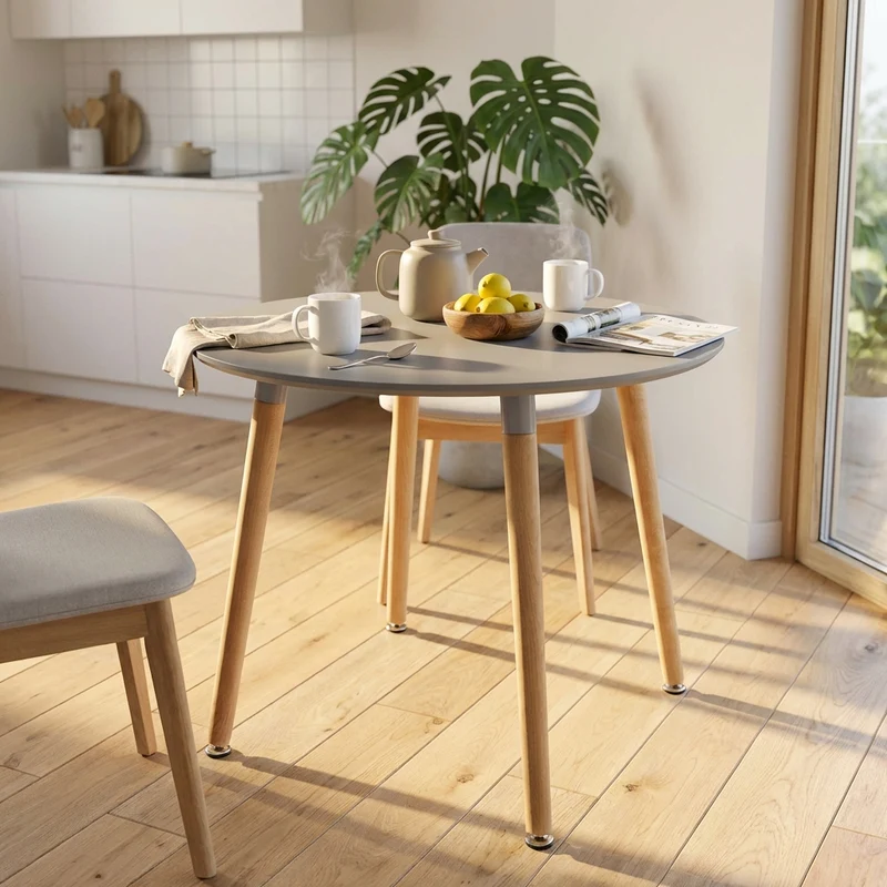 Tavolo Rotondo 80 in Plastica cm 80x80x75 - LYON