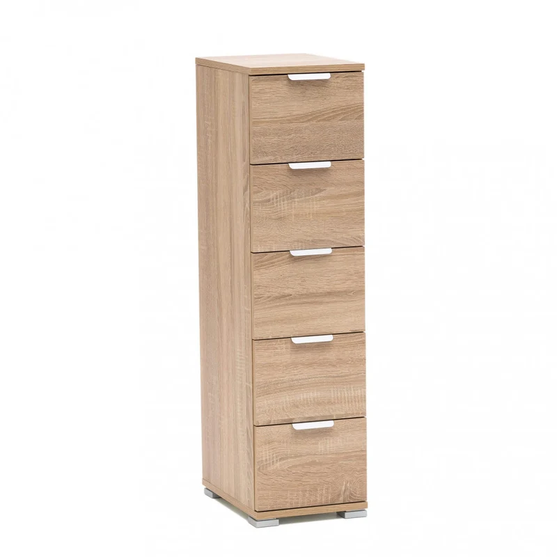 Cassettiera MR805040 in Truciolare Bilaminato Effetto Naturale