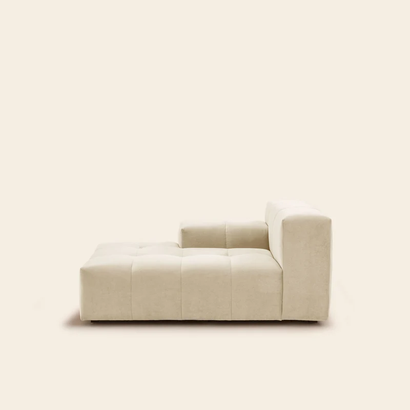 Méridienne modulable G UBERTO opal sable doux