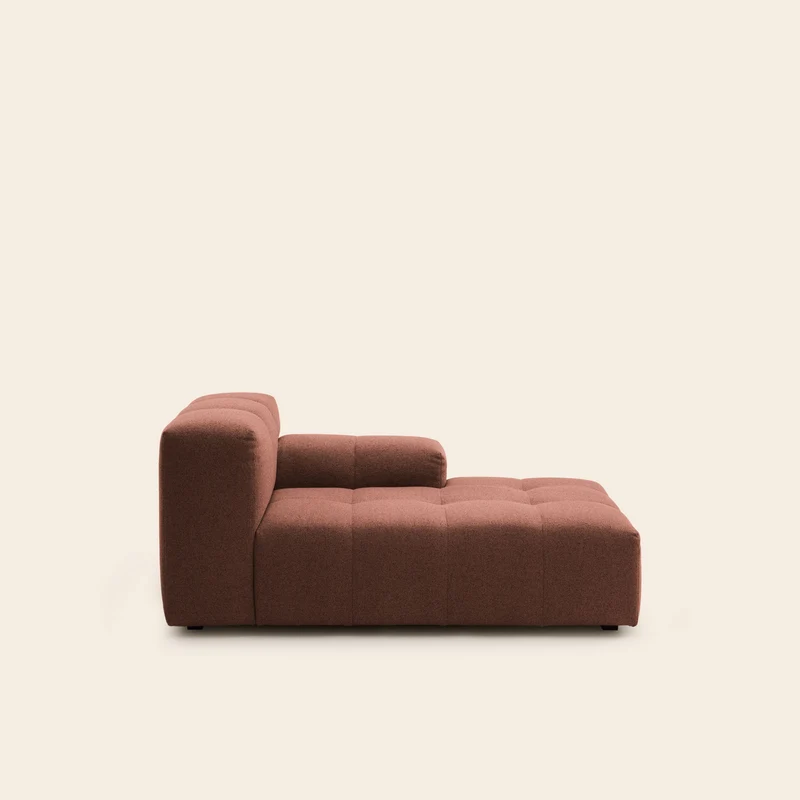 Méridienne modulable D UBERTO glory rouille