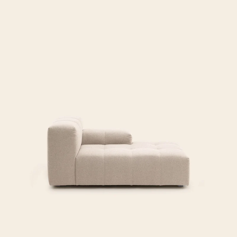Méridienne modulable D UBERTO glory naturel