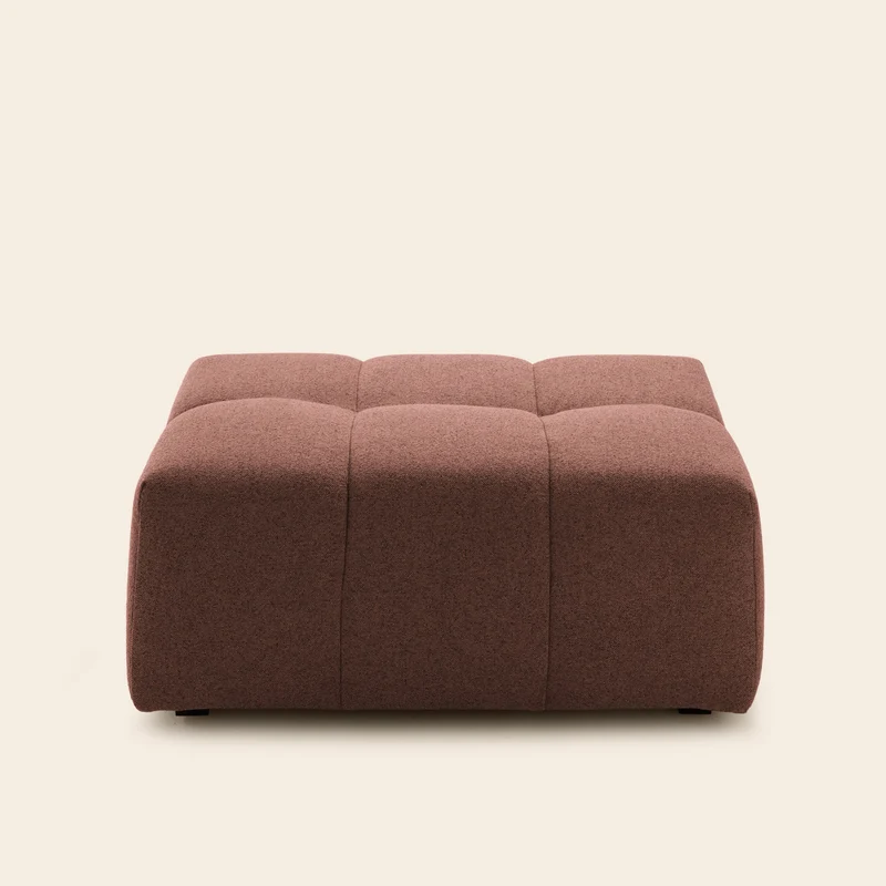 Pouf modulable UBERTO glory rouille