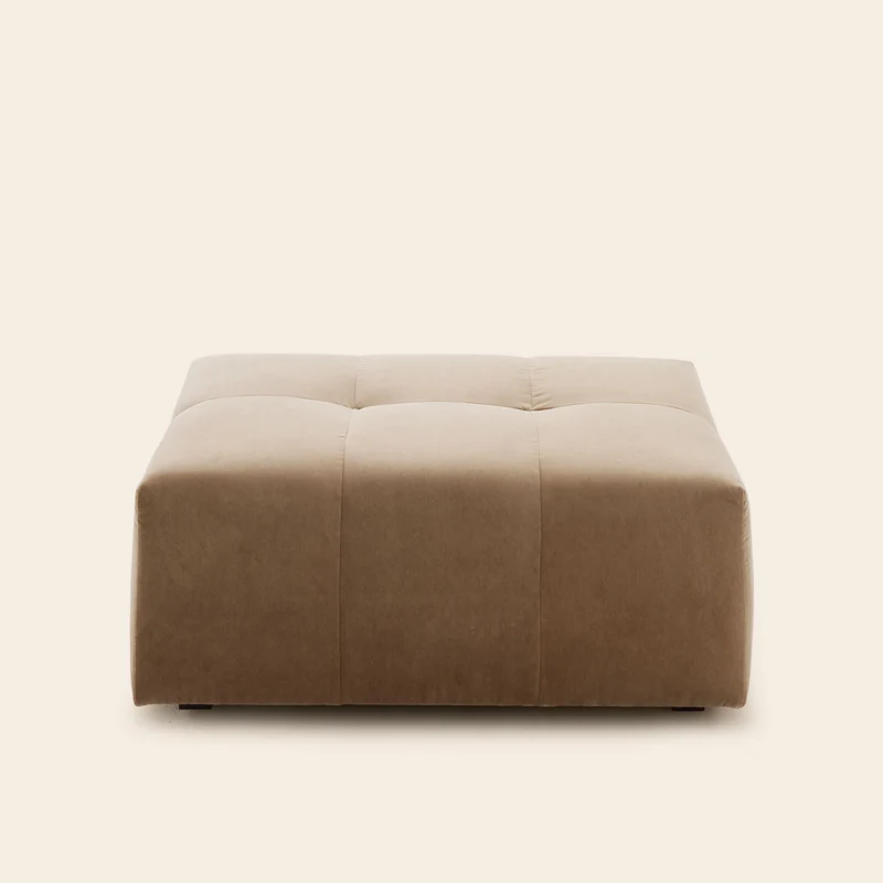 Pouf modulable UBERTO opal beige chaud