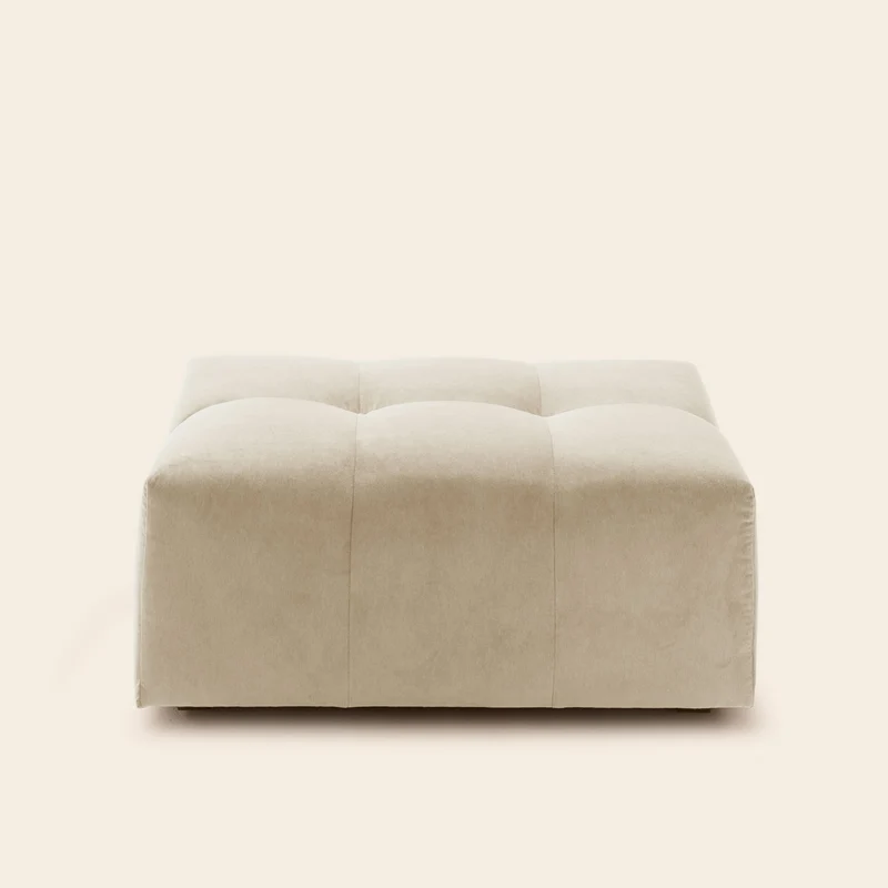 Pouf modulable UBERTO opal sable doux