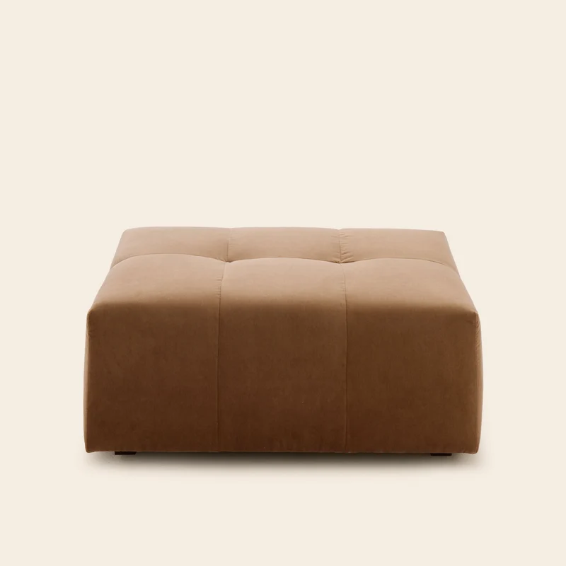 Pouf modulable UBERTO opal caramel