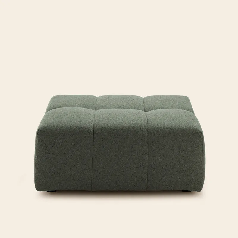 Pouf modulable UBERTO glory vert forêt