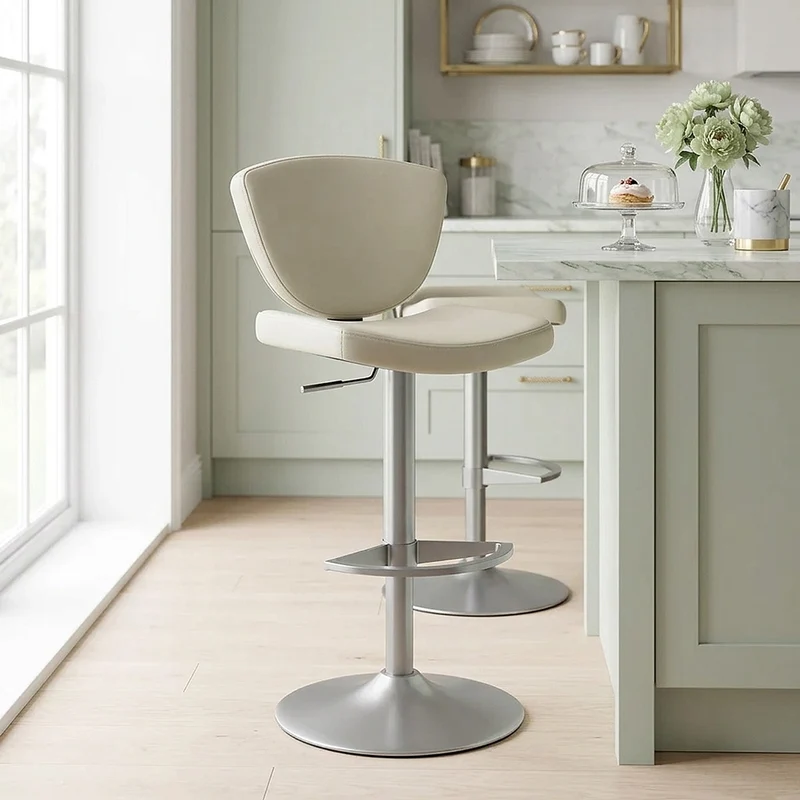 Sgabello Vera Pelle - Pearl Talpa