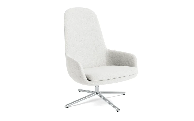 Era Lounge-Sessel hoch mit Drehgestell Aluminium Hallingdal