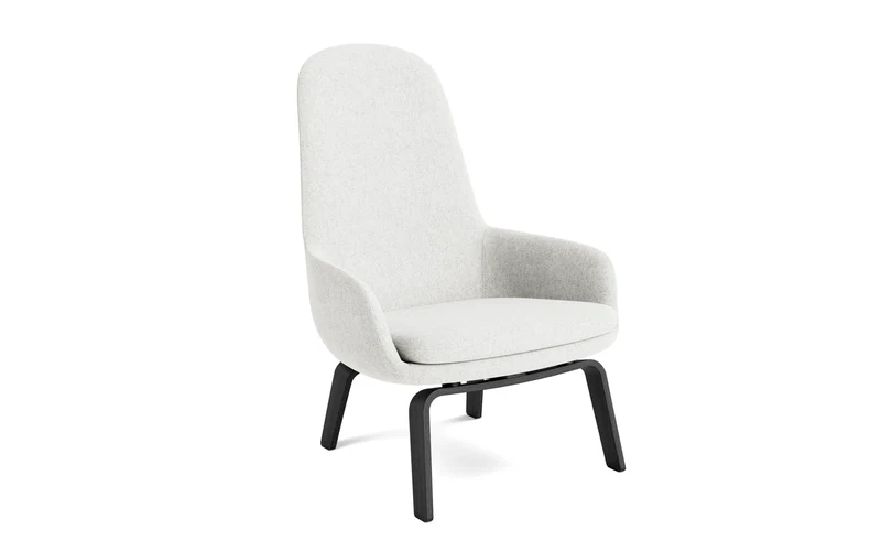 Era Lounge-Sessel hoch Schwarze Eiche Hallingdal
