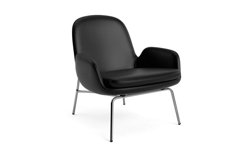 Era Lounge-Sessel niedrig Chrom Ultra