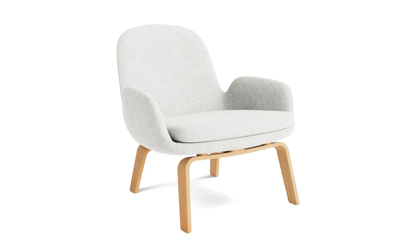 Era Lounge-Sessel niedrig Eiche Hallingdal