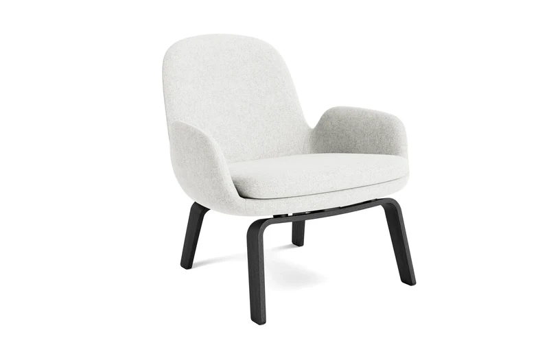 Era Lounge-Sessel niedrig schwarze Eiche Hallingdal