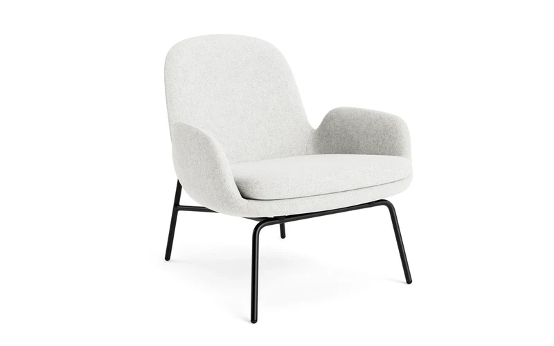 Era Lounge-Sessel niedrig schwarzer Stahl Hallingdal