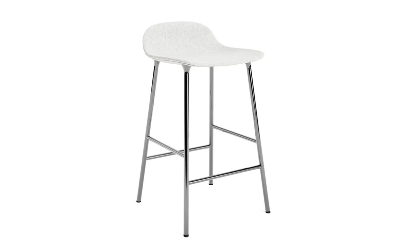 Form Barstuhl 65 cm gepolstert Chrom Hallingdal