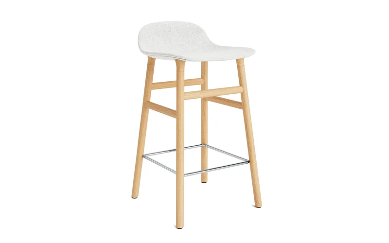 Form Barstuhl 65 cm gepolstert Eiche Hallingdal
