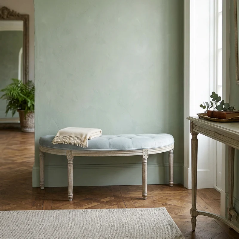 Panca vintage in ecopelle Fondoletto in Legno cm 125x45x48 - LISA