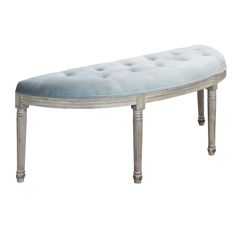 Panca vintage in ecopelle Fondoletto in Legno cm 125x45x48 - LISA