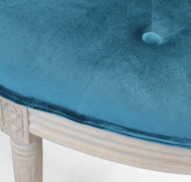 Panca vintage in ecopelle Fondoletto in Legno cm 125x45x48 - LISA