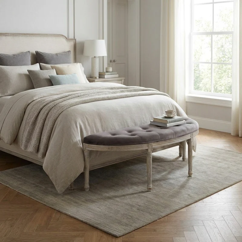 Panca vintage in ecopelle Fondoletto in Legno cm 125x45x48 - LISA