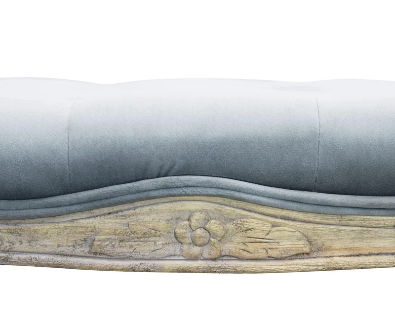 Panca vintage in ecopelle Fondoletto in Legno cm 110x36x47 - DAVEY