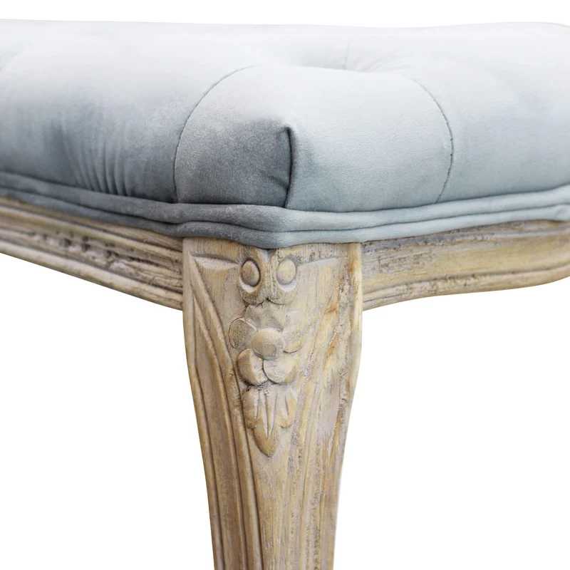 Panca vintage in ecopelle Fondoletto in Legno cm 110x36x47 - DAVEY