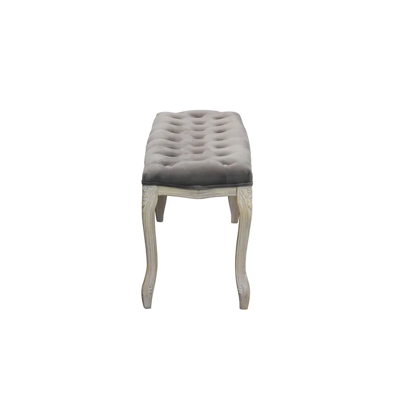 Panca vintage in ecopelle Fondoletto in Legno cm 110x36x47 - DAVEY