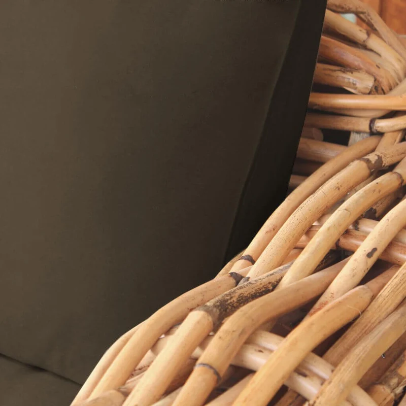 Salotto da Giardino con cuscini in Rattan naturale - NATUR