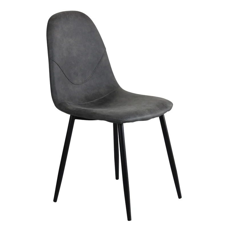 Sedia Moderna per tavolo da Pranzo in Ecopelle Metallo cm 40x42x84 5 - UP