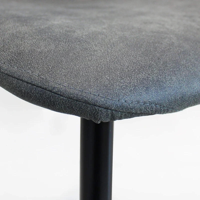 Sedia Moderna per tavolo da Pranzo in Ecopelle Metallo cm 40x42x84 5 - UP