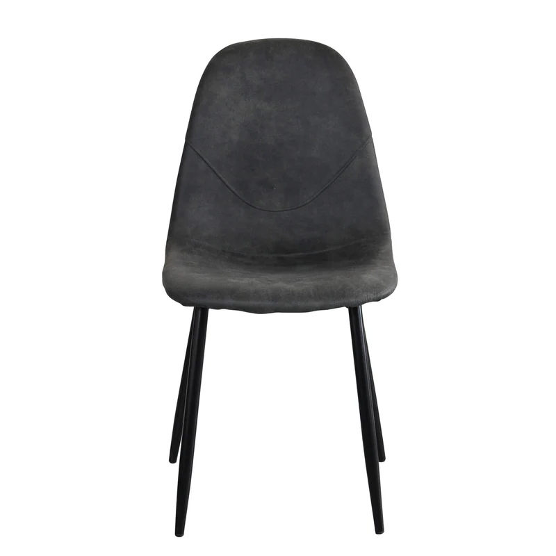 Sedia Moderna per tavolo da Pranzo in Ecopelle Metallo cm 40x42x84 5 - UP