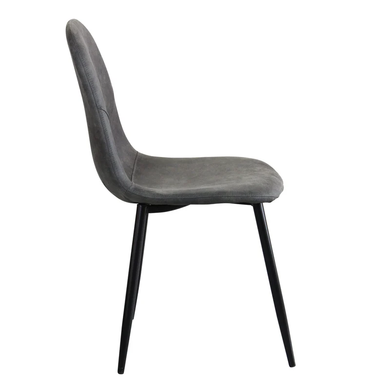 Sedia Moderna per tavolo da Pranzo in Ecopelle Metallo cm 40x42x84 5 - UP