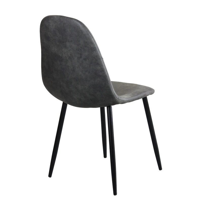 Sedia Moderna per tavolo da Pranzo in Ecopelle Metallo cm 40x42x84 5 - UP