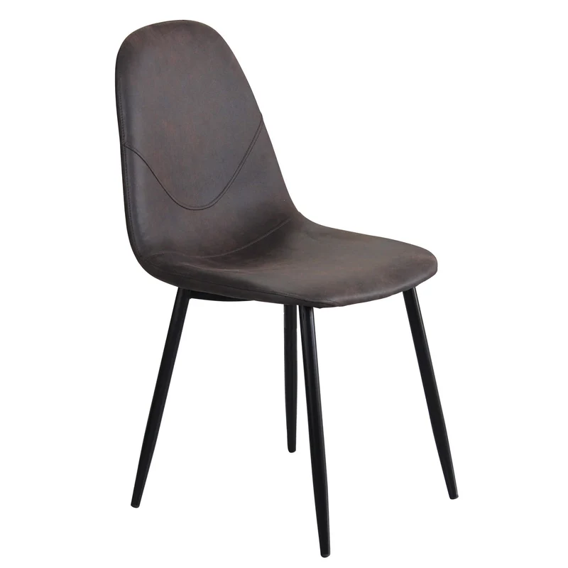 Sedia Moderna per tavolo da Pranzo in Ecopelle Metallo cm 40x42x84 5 - UP