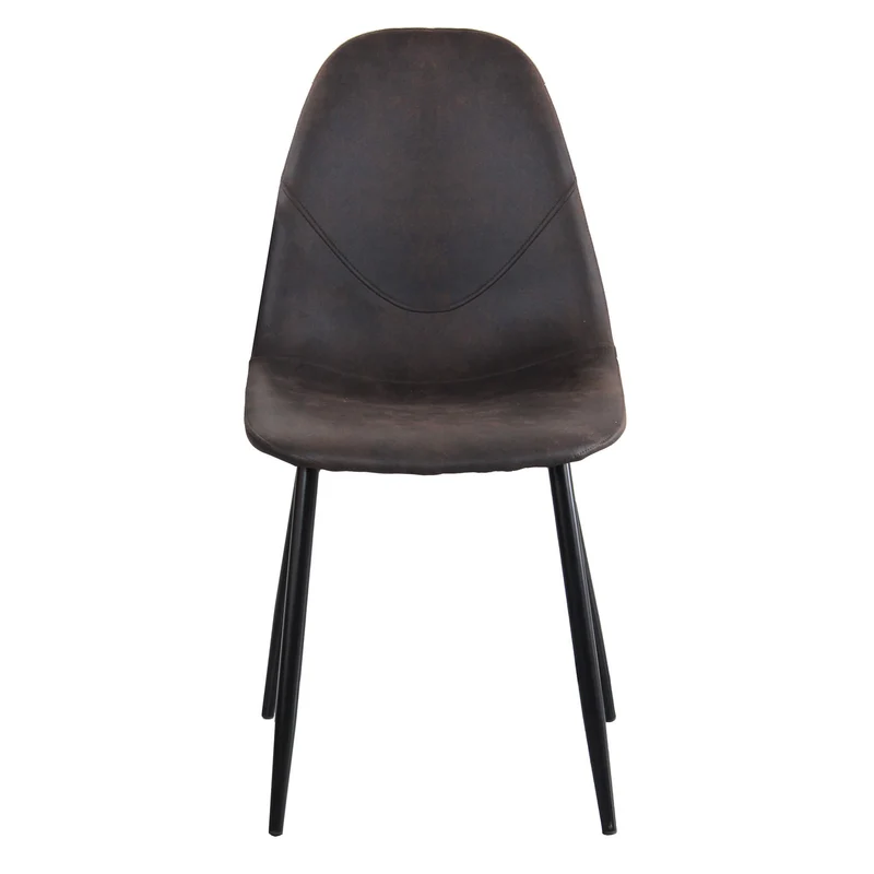 Sedia Moderna per tavolo da Pranzo in Ecopelle Metallo cm 40x42x84 5 - UP