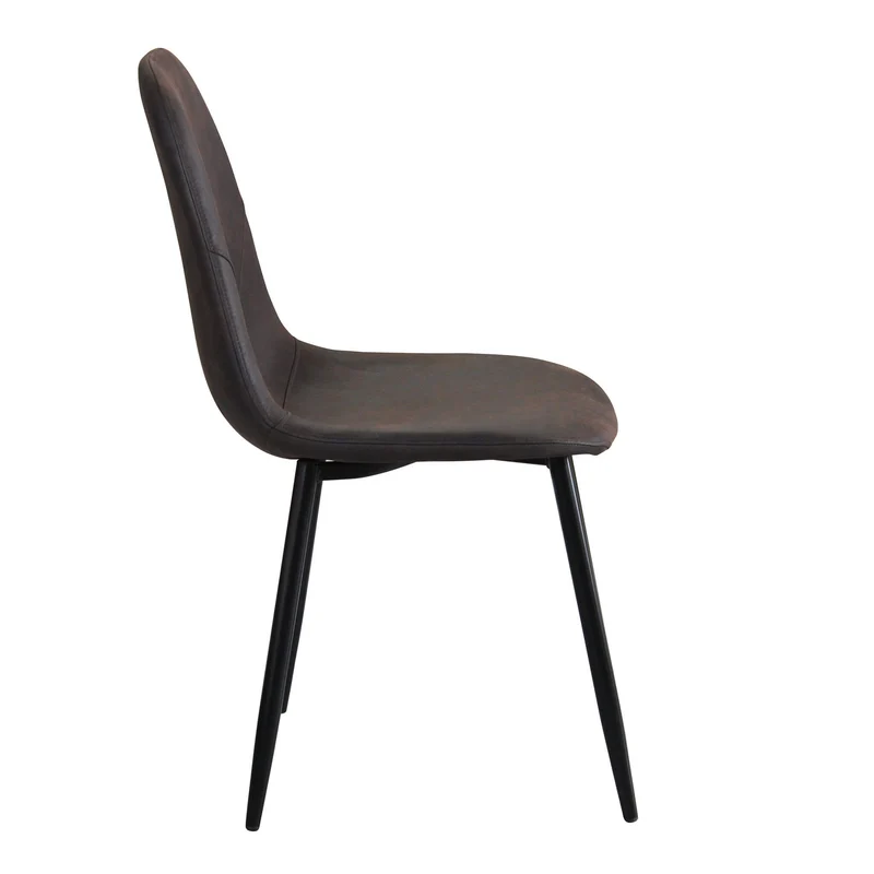 Sedia Moderna per tavolo da Pranzo in Ecopelle Metallo cm 40x42x84 5 - UP