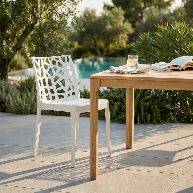 Sedia da Giardino in Polipropilene cm 55x47x82 - MATRIX