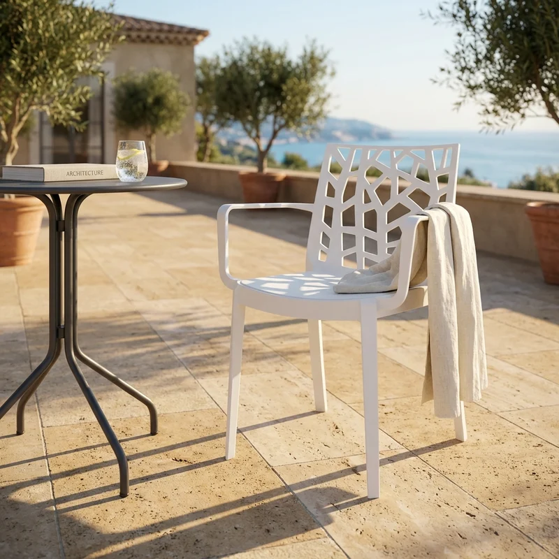 Poltrona da Giardino in Polipropilene cm 55x58x82 - MATRIX