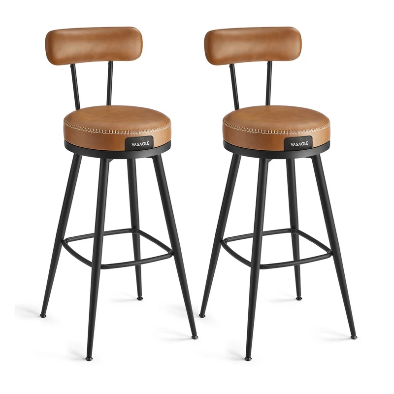 EKHO Collezione Sgabelli Cucina Girevoli con Schienali