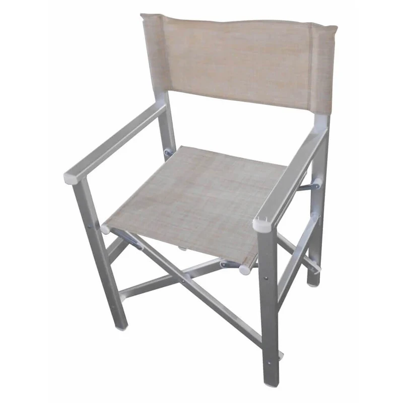 Poltrona da spiaggia e campeggio regista in Alluminio Textilene cm 55x46x88 - LIP
