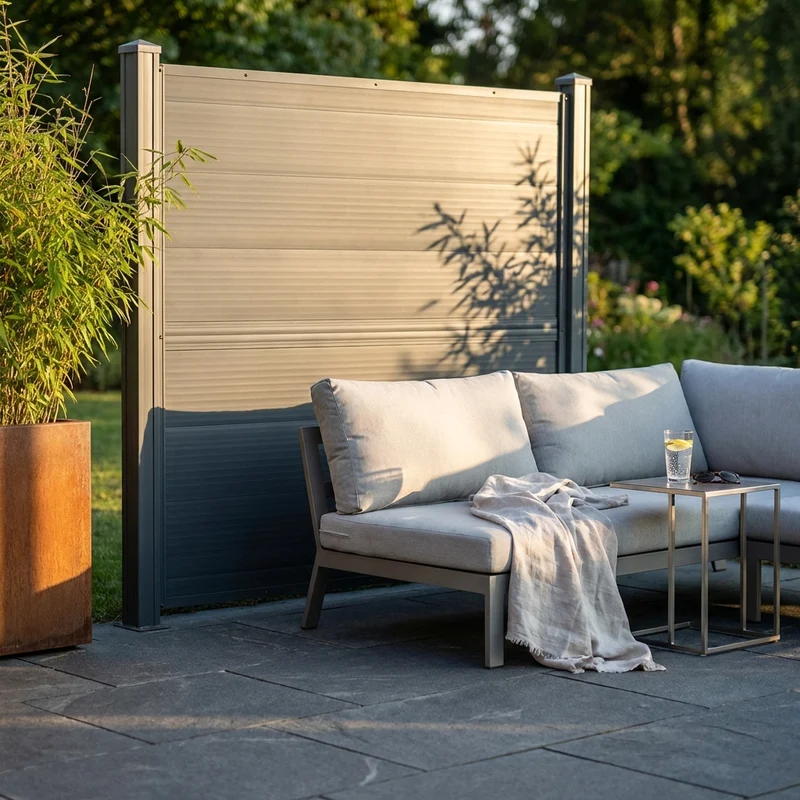 Pannello di recinzione da Giardino in Plastica cm 150x120x10 - POLI