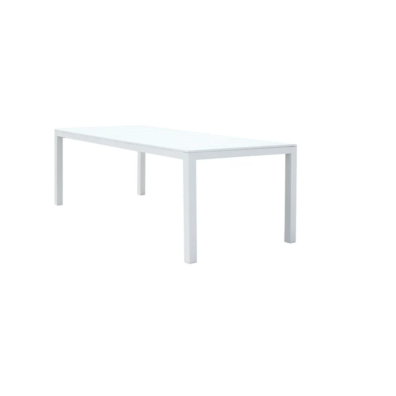 tavolo da giardino in alluminio allungabile cm 214/280x100x75 5 h - VIRGINIA